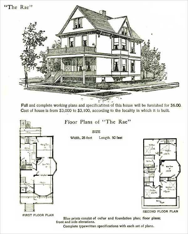 an old house with three floors and two levels, in the same drawing as shown below