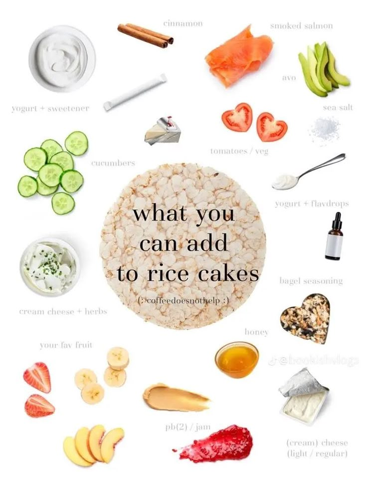 what you can add to rice cakes