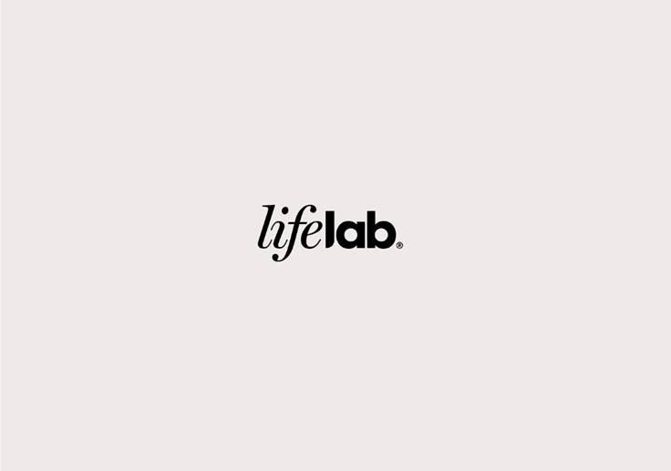 the word lifelab written in black ink on a white background