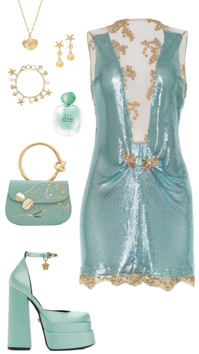 Aquamarine Outfit, Aquamarine Dress, Mermaid Inspired, Virtual Fashion, A Mermaid, Aquamarine, Outfit Inspirations, Mermaid, Wardrobe