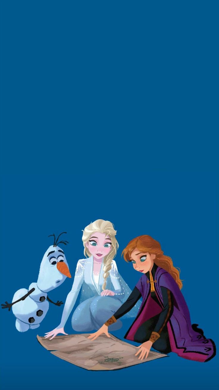 two frozen princesses are sitting on the ground