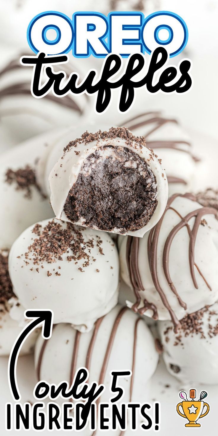 Oreo Truffles Oreo Deserts, Truffles Oreo, Truffle Recipes, Cheesecake Pops, Oreo Truffles Recipe, Easy Truffles, No Bake Oreo Cheesecake, Baking Homemade, Oreo Chocolate