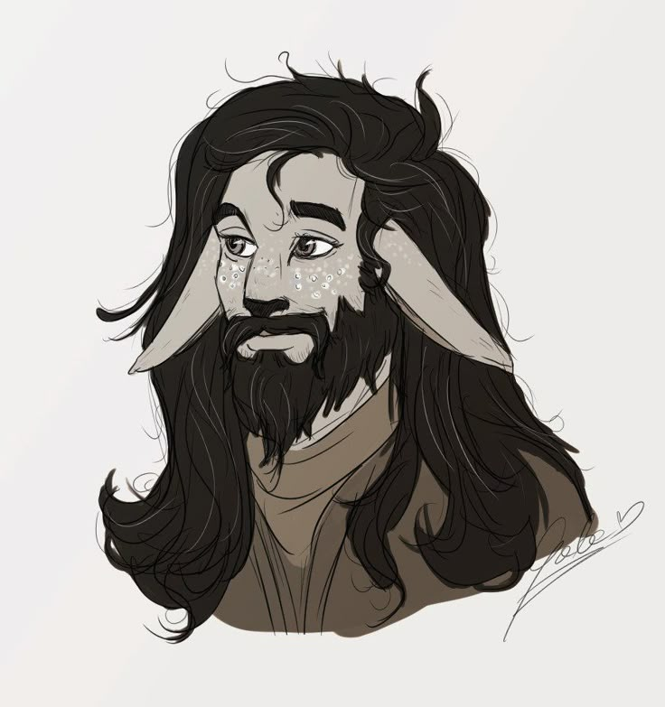 a drawing of jesus with long hair and beard