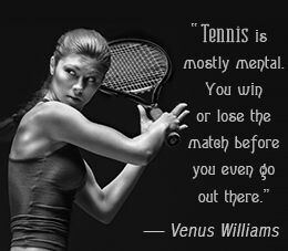 a woman holding a tennis racquet on top of a black and white photo