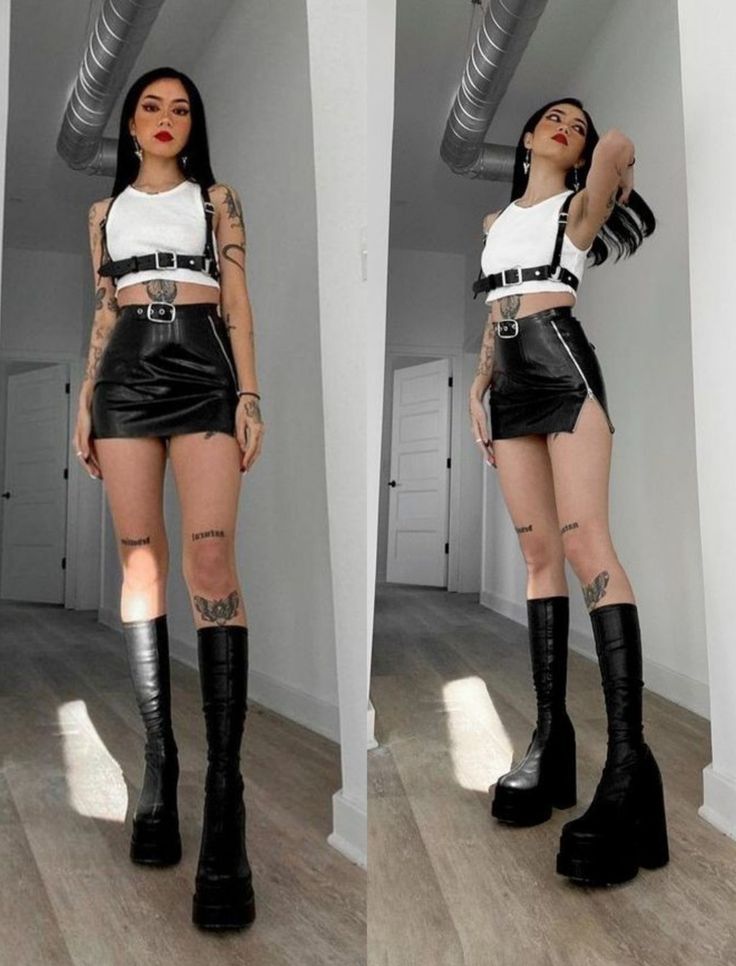 Rock Festival Outfit, Black Rave Outfits, Rave Outfits Women, Harness Outfit, Concert Outfit Rock, Techno Outfit, Rave Fits, Fest Outfits, Outfits Rave