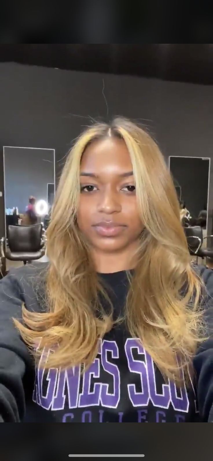 Fall Blonde Hair Black Women, Color 27 On Black Women, Brown Blonde Balayage Black Women, Medium Length Blonde Hair Black Women, Honey Blonde Traditional Sew In, Blonde See In Weave, Honey Blonde Sew In Weave Black Women, Blonde Hair With Highlights Black Women, Honey Blonde Leave Out Sew In