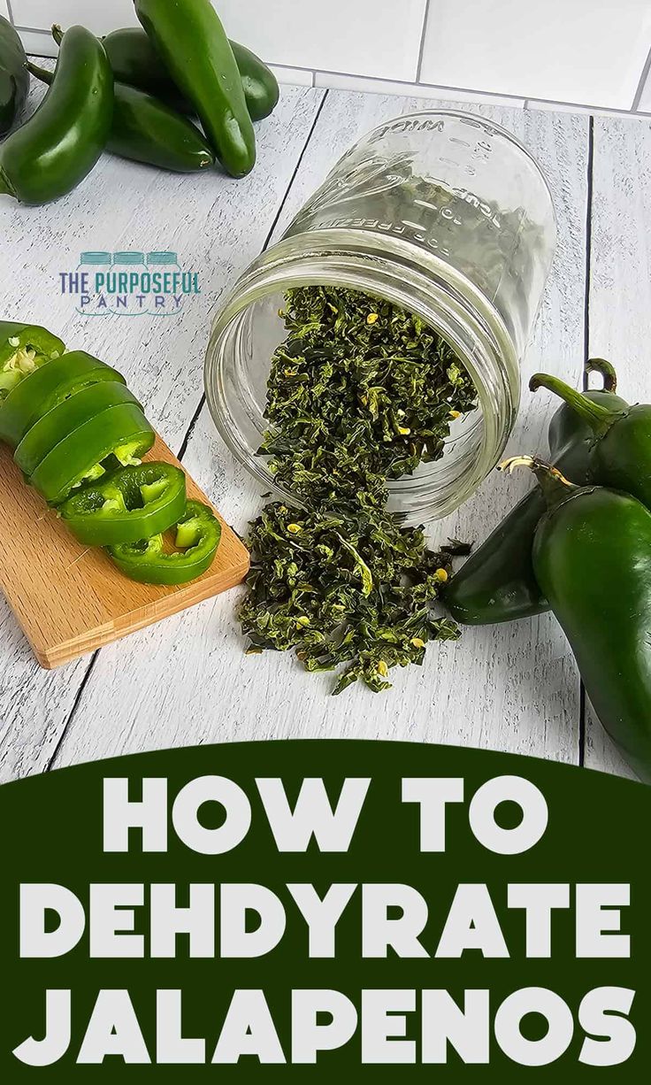 how to dehydraate jalapenos in the kitchen and on the table