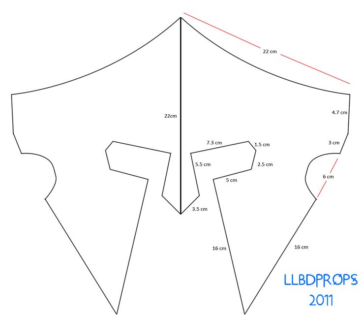 the top half of a sewing pattern with measurements for the front and back side of it