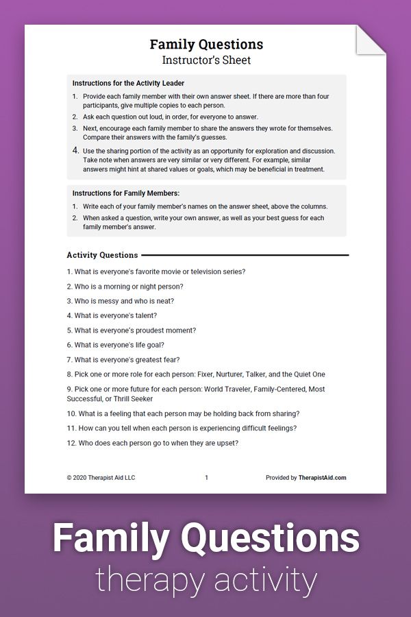 Family Questions Activity Family Interventions Activities, Family Interventions Therapy, Family Systems Therapy Activities, Family Therapy Interventions Activities, Family Therapy Questions, Family Roles Activity, Family Therapy Ideas, Family Therapy Activities Communication, Family Roles Worksheet