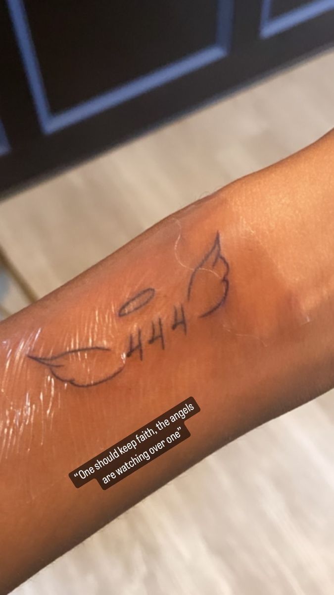 a person's arm with writing on it