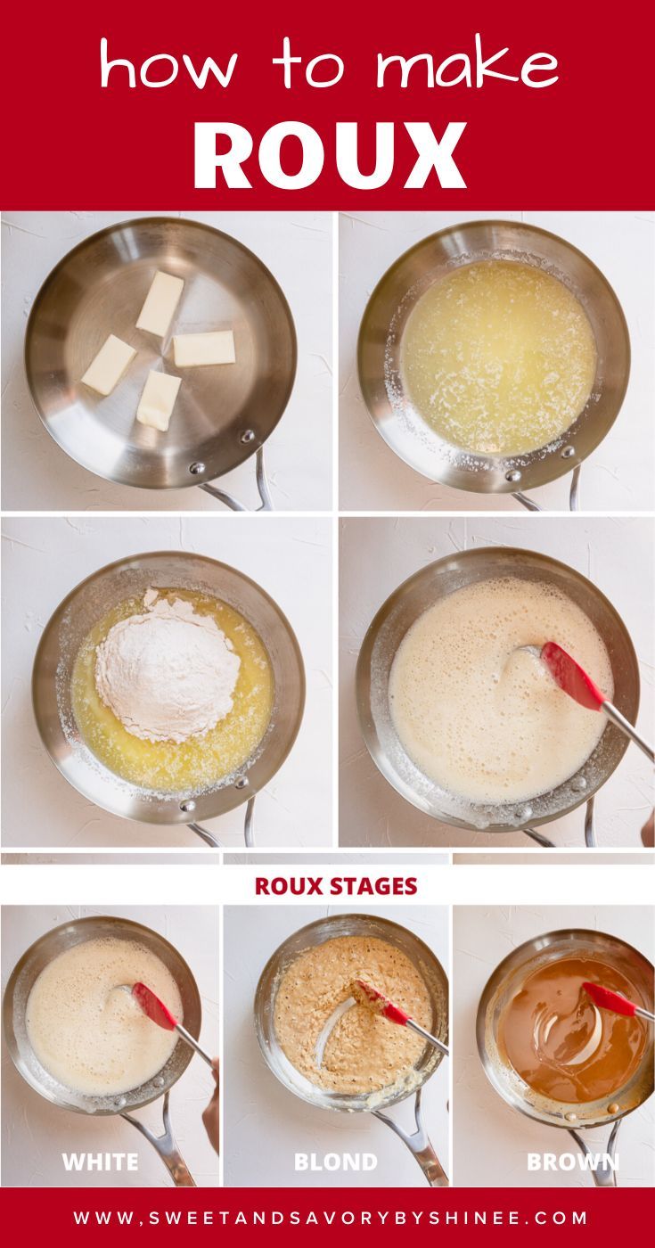 how to make roux in different pans