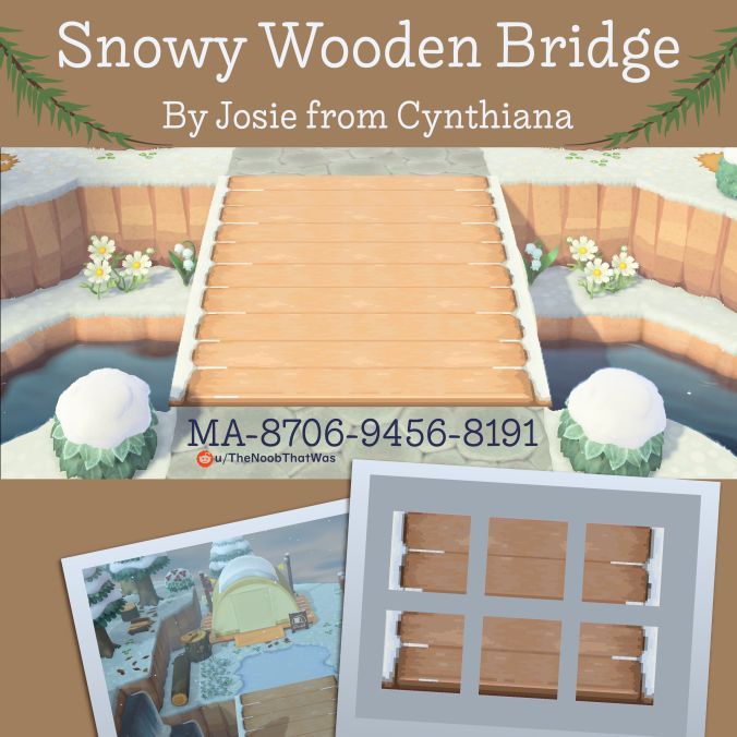 snowy wooden bridge by josie from cynthiana