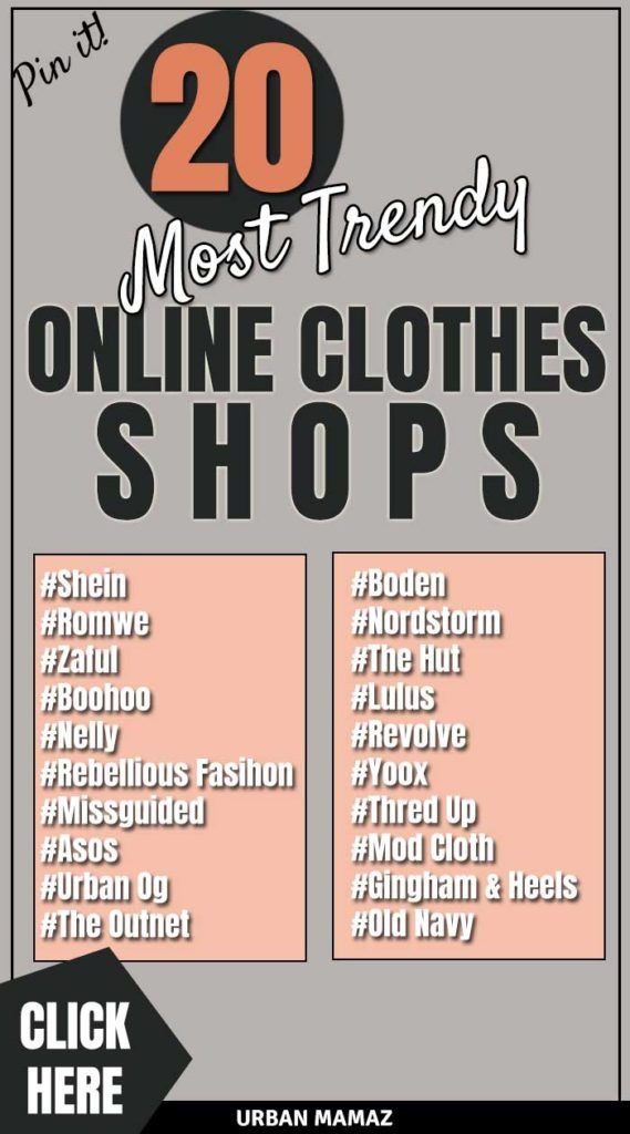 20-most-trendy-clothes-shops-online to PIN!  Click here to learn more》 #fashionshops #bestonlineshops #clothesonline #fashiontips Online Shopping Sites Clothes, Clothes Stores, Clothes Shops, Fitness Humor, Best Online Clothing Stores, Cute Clothing Stores, Cheap Shopping, Clothing Sites, Online Shopping Websites