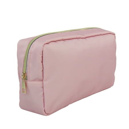 The Hello Hobby small craft storage pouch is a great solution to your everyday storage needs. Featuring a stylish design with gold zipper and eye catching finish, this storage pouch can go with you in any occasion. Whether its finding a place for your pens and pencils, or adding another storage solution for your cosmetic items, this bag suits all. Pick up this exclusive today, available in Pink, Black and White. Romanticising School, Hobby Storage, Pink Pencil, Pink Pouch, Arts And Crafts Furniture, Cosmetic Items, Pens And Pencils, Life Hacks For School, Pretty Bags