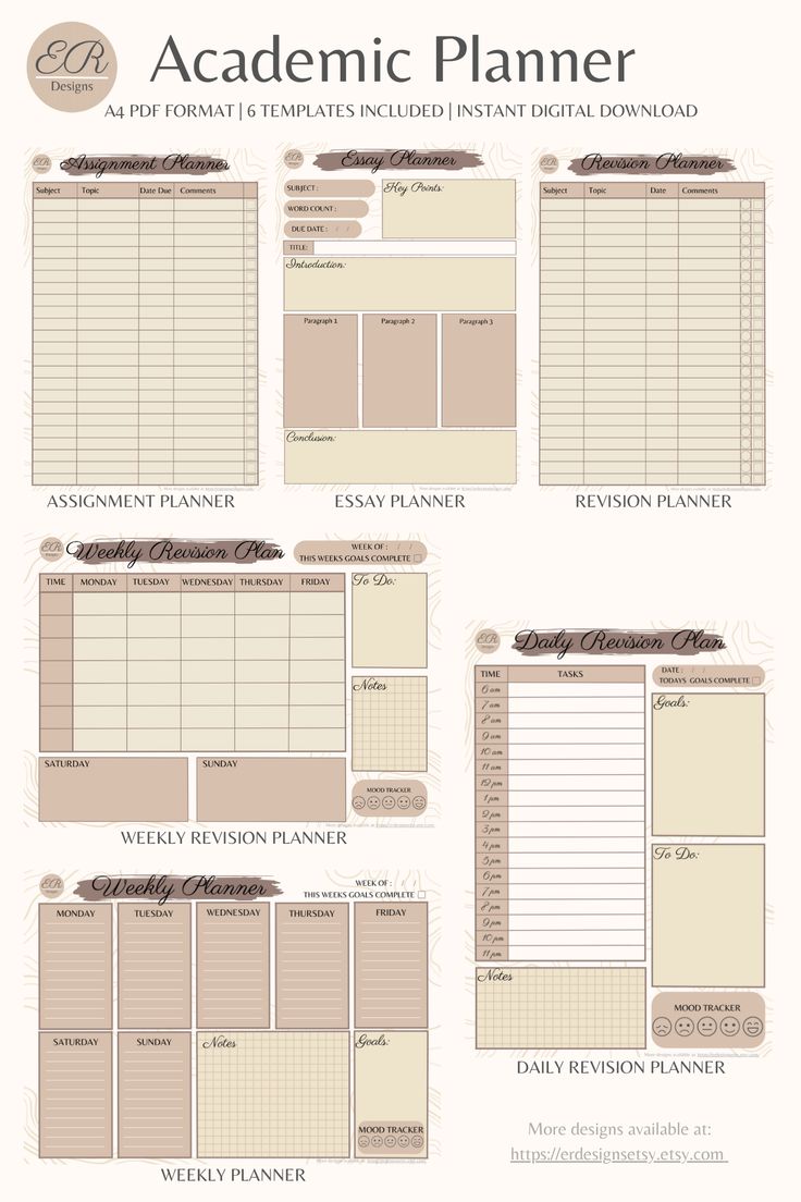 Digital/Printable Academic Planner - Coffee | Weekly Printable Planner By  Candice Bentley minimalistplanner #workfromhomeplanner. Study Planners For Students, Student Daily Planner Aesthetic, Academic Planner Aesthetic, Student Daily Planner Template, Academic Planner Ideas, Assignment Aesthetic, Aesthetic Daily Planner Template, Daily Planner For Students, Aesthetic Mochi