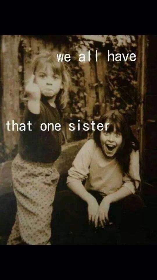 Happy Birthday Sister Funny, Quotes Funny Humor, Happy Birthday Sister Quotes, Funny Quotes Humor, Little Sister Quotes, Lol So True, Sister Funny, Sister Quotes Funny, Sister Birthday Quotes