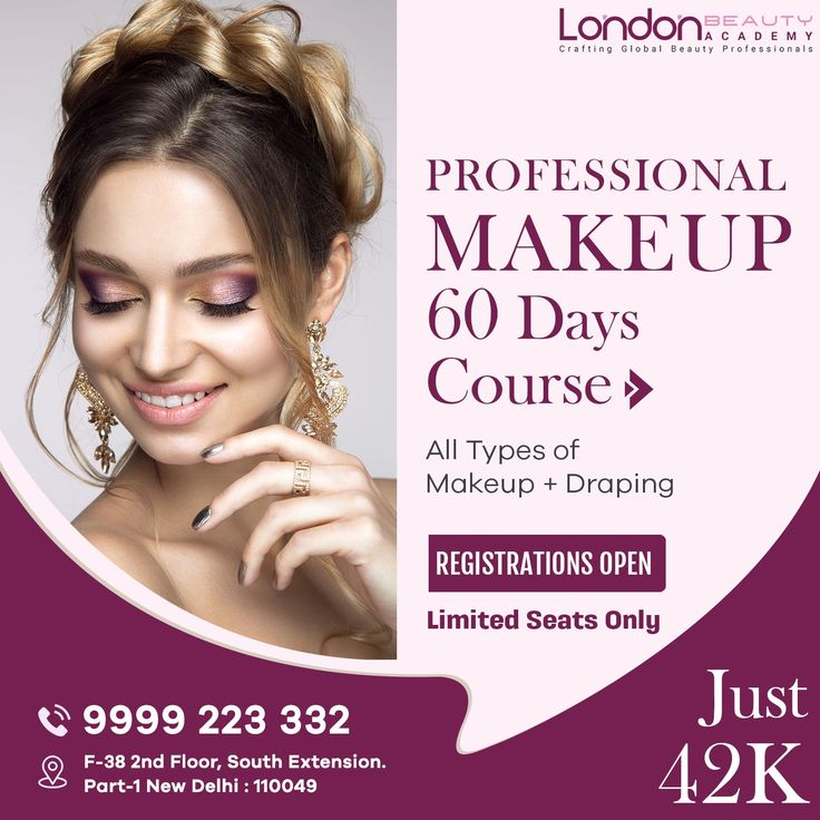 Makeup Artist Advertisement Poster, Makeup Artist Advertising Ideas, Makeup Course Poster, Makeup Artist Poster, Makeup Advertisement, Makeup Artist Course, London Beauty, Makeup Poster, Makeup Courses