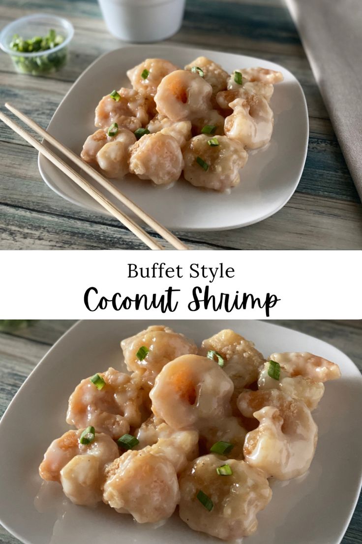 Image of fried shrimp in coconut sauce. Coconut Shrimp Recipes, Chinese Buffet, Buffet Style, Wonton Recipes, Chinese Cooking Recipes, Coconut Sauce, Styling A Buffet, Chinese Cooking, Coconut Shrimp