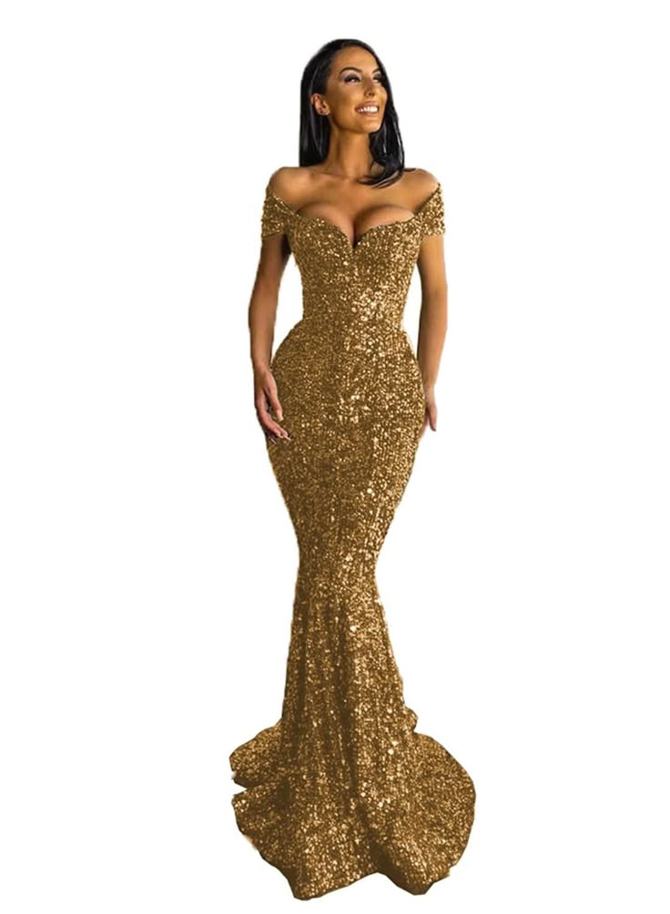 PRICES MAY VARY. High quality comfortable sequin. Drawstring closure Hand Wash Only Main fabric: sparkly sequin and soft lining. Design features: sexy mermaid sequin off shoulder prom dresses for women 2023, v-neck evening dress, corset formal gowns for women, sleeveless bridesmaid dress long, the dress makes you look charm. Occasion: the mermaid prom dresses are perfect as your prom dress for women, prom dress for teens, long ball gown, formal dress, prom dress plus size,evening party dress, bi Mardi Gras Ball Dress, Prom Dresses Amazon, Long Gold Prom Dresses, Brown Evening Gowns, Formal Gowns For Women, Amazon Prom Dresses, Sequin Dress Prom, Great Gatsby Prom Dresses, Prom Dress For Teens