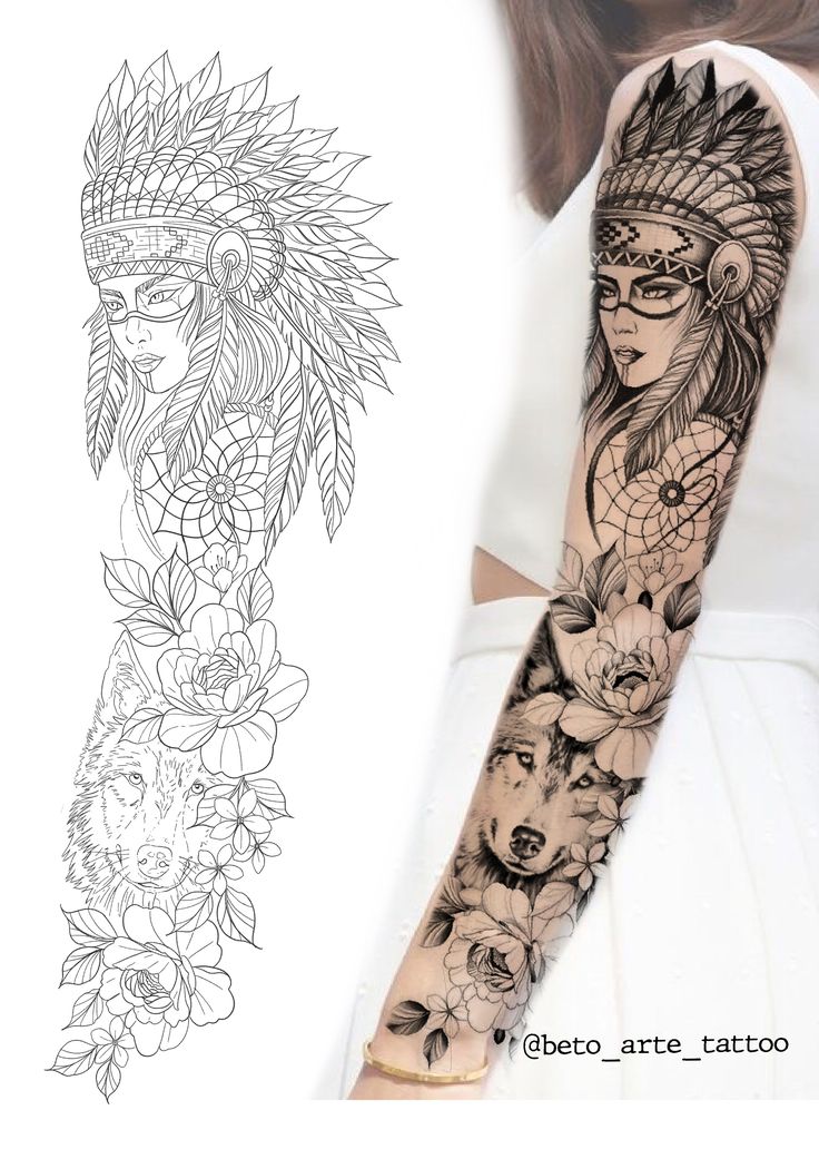 a woman with tattoos on her arm