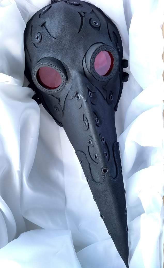 Cardboard Plauge Doctor Mask, Cool Plague Doctor Mask, Plague Doctor Mask Front View, Plague Doctor Masquerade Mask, Plague Doctor Mask Reference, Plague Doctor Modern, Plague Mask Drawing Reference, Pleg Doctor Mask, Half Plague Doctor Mask