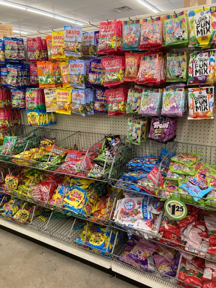 a grocery store filled with lots of candy