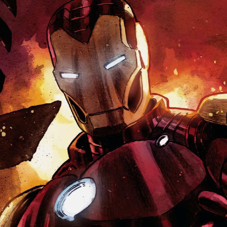 Iron Man Comic Pfp, Marvel Pfp Comics, Iron Man Pfp, Ironman Icon, Iron Man Comic Art, Iron Man Icon, Iron Man Comics, Marvel Pfp, Doctor Strange Comic