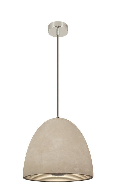 a white light hanging from a ceiling fixture