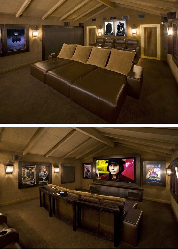 this is an image of a home theater