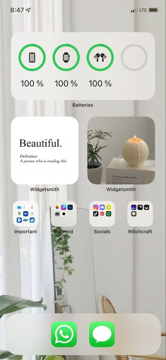 an image of the home screen with different things on it and texting below that reads, beautiful