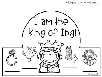 i am the king of my life worksheet for kids to practice their writing skills