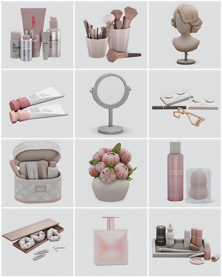 Sims 4 Vanity Essentials CC Finds The Sims 4 Cc Make Up Collection, Make Up Clutter Sims 4 Cc, Cc Furniture The Sims 4, Sims 4 Custom Furniture, Decorations Cc Sims 4, Sims 4 Make Up Decor, Bathroom Decor Cc Sims 4, Sims 4 Cc Furniture Clutter Makeup, Sims 4 Cc Needs