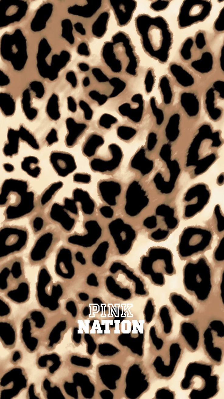 an animal print pattern with the words duns nation on it's back side