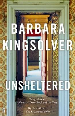 the cover of unshielded by barbara kingsolver, with an open doorway