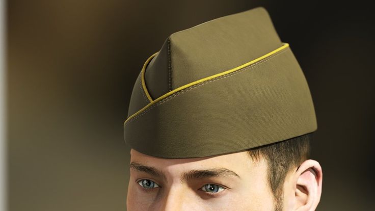 Military side garrison cap infantry by Vitamin on @creativemarket Special Forces Army, Military Beret, Garrison Cap, Molle Vest, King Hat, Human Character, Flak Jacket, Army Hat, Chef Coat