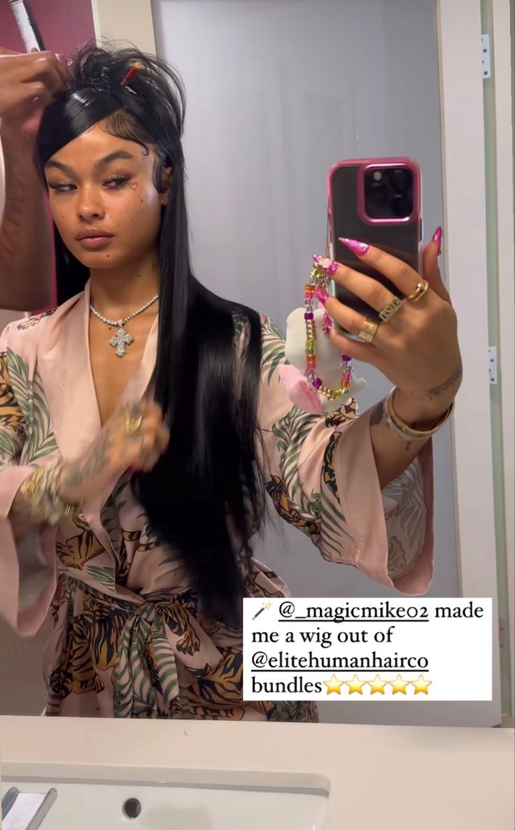 Chopstick Hairstyles, Sleek Ponytail Hairstyles, Quick Weave Hairstyles, India Love, Dope Hairstyles, Hair Laid, Quick Weave, Our Secret, Ponytail Styles