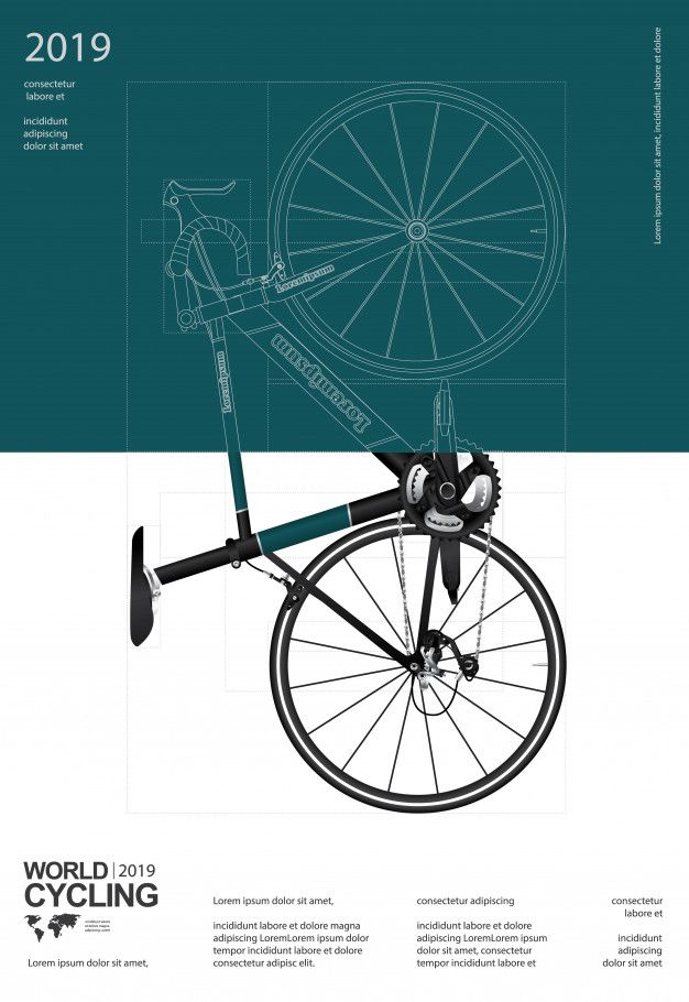 the world cycling magazine cover features an image of a bicycle with wheels and spokes