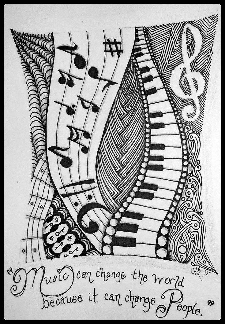 a black and white drawing with musical notes on the piano sheet music is not change the world because it can't ignore peace