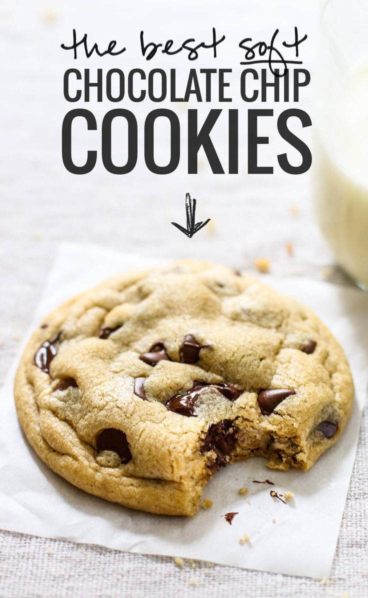 the best chocolate chip cookies are made with only 3 ingredients and they're so good to eat