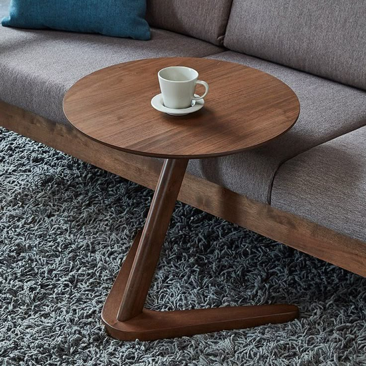 Boomerang Side Table - Residence Supply Furnitur Ruang Keluarga, Bedside Table Design, Solid Wood Side Table, Small Bedside Table, Wooden Side Table, Side Coffee Table, Small Coffee Table, Wooden Sofa, Sofa Side Table