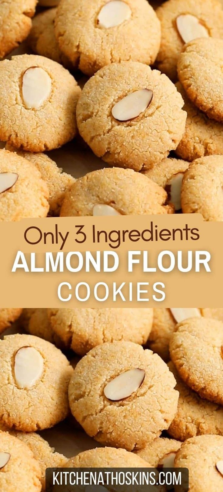 Learn how to make crispy almond flour cookies with 3 ingredients using coconut oil and without butter. These are eggless, vegan, gluten free, dairy free, low carb and one of the best almond flour dessert recipes to try. Get the healthy almond flour shortbread cookies recipe at kitchenathoskins.com. Almond Flour Dessert Recipes, Almond Flour Recipes Desserts, Almond Flour Shortbread Cookies, Flour Desserts, Cookies 3 Ingredients, Almond Flour Shortbread, Almond Flour Desserts, Easy Shortbread Cookie Recipe, Make Almond Flour