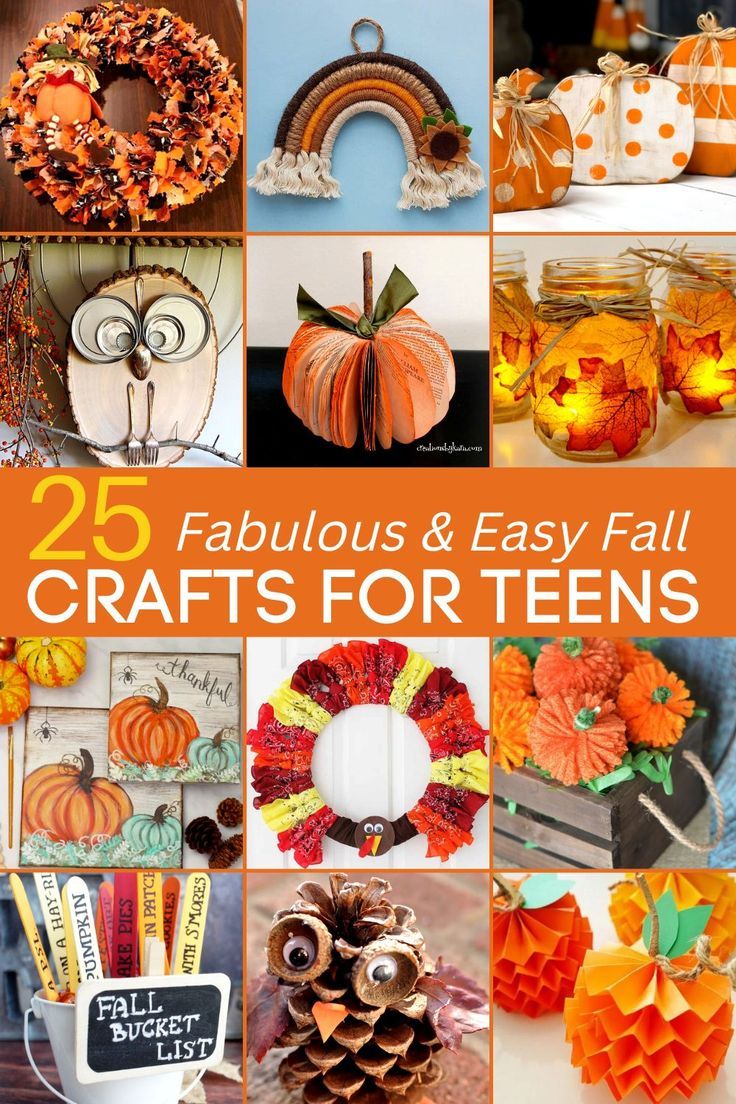 25 fabulous and easy fall crafts for teens