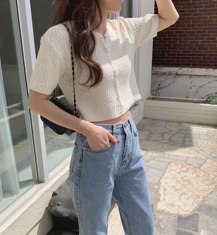 Korean Outfit Street Styles, Korean Casual Outfits, K Fashion, Minimal Outfit, Korean Girl Fashion, Korean Fashion Trends, Ulzzang Fashion, Inspired Outfits, Teenage Fashion Outfits