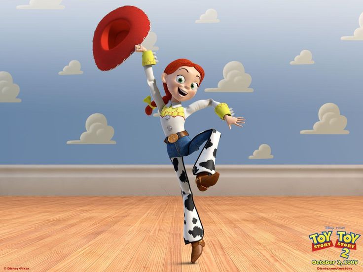 a cartoon character is jumping in the air with a frisbee on his hand