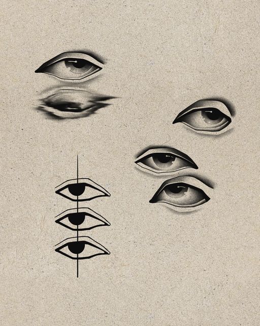 an image of eyes with different shapes and sizes