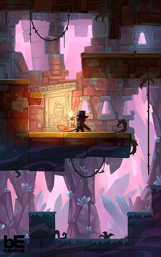 an image of a game scene with a cat on the ledge