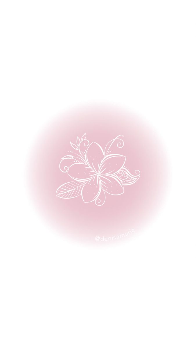 a white flower on a pink background with the word love written below it in cursive writing