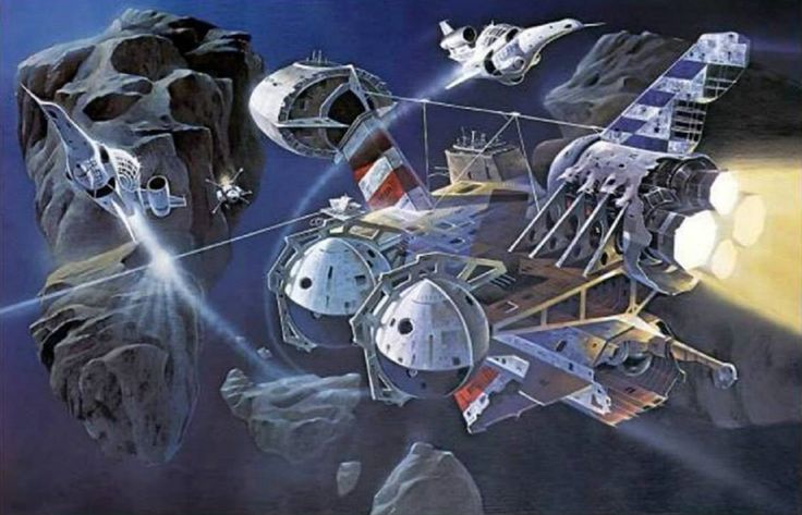 an artist's rendering of the space station