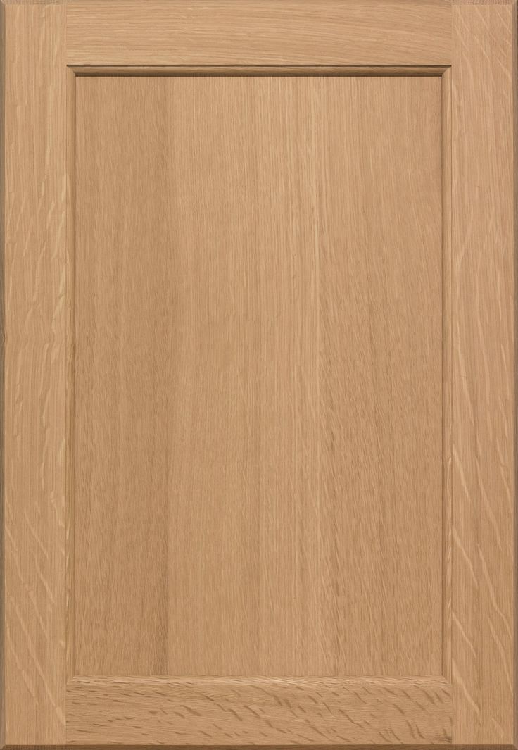 Quarter Sawn White Oak Cabinet Door – Custom Built Door Kitchen White Oak, White Oak Cabinet, White Oak Kitchen Cabinets, Door Options, Oak Cabinet, Quarter Sawn White Oak, Kitchen White, Oak Doors, Drawer Hardware