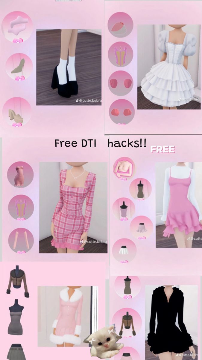 a collage of different types of clothes and shoes with text that reads free diy hacks